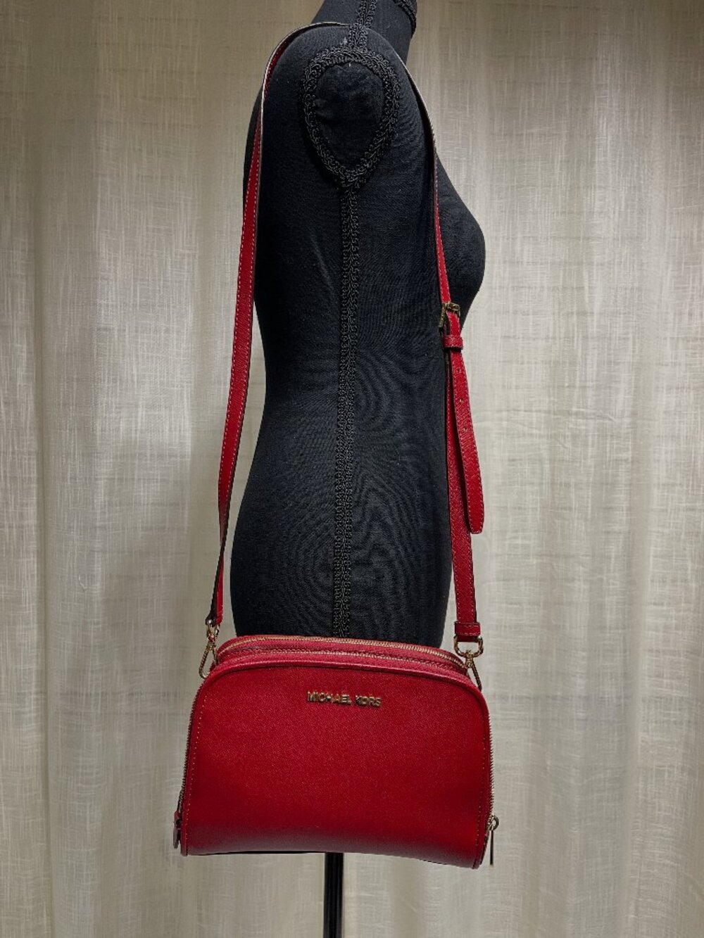 MICHAEL KORS Saffiano leather crossbody